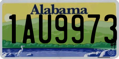 AL license plate 1AU9973