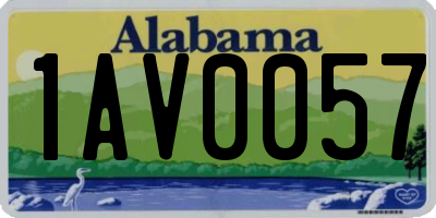 AL license plate 1AV0057