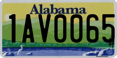 AL license plate 1AV0065