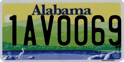 AL license plate 1AV0069
