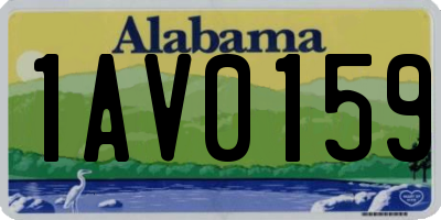 AL license plate 1AV0159