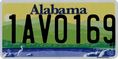AL license plate 1AV0169