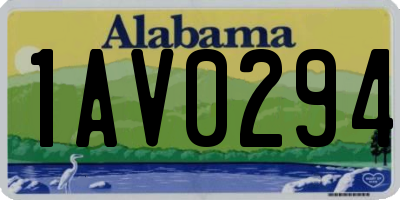 AL license plate 1AV0294