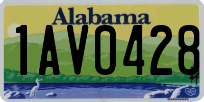 AL license plate 1AV0428