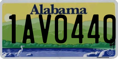 AL license plate 1AV0440
