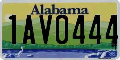 AL license plate 1AV0444