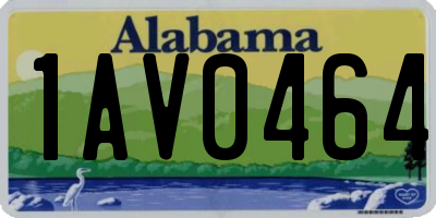AL license plate 1AV0464