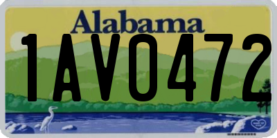 AL license plate 1AV0472