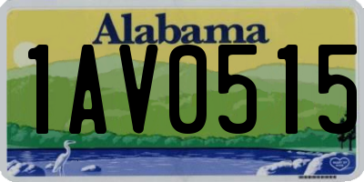 AL license plate 1AV0515