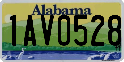 AL license plate 1AV0528