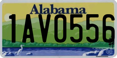 AL license plate 1AV0556