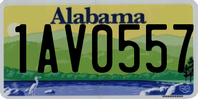 AL license plate 1AV0557
