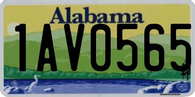 AL license plate 1AV0565
