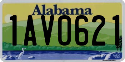 AL license plate 1AV0621
