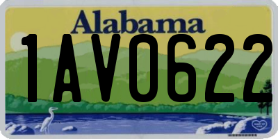 AL license plate 1AV0622