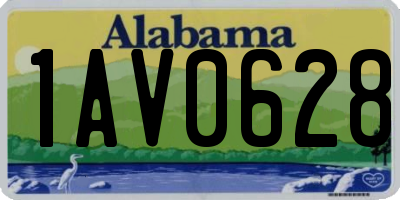 AL license plate 1AV0628