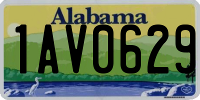 AL license plate 1AV0629