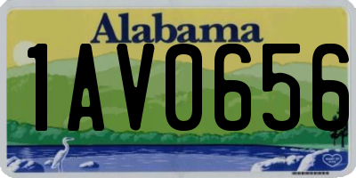 AL license plate 1AV0656