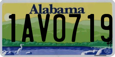 AL license plate 1AV0719