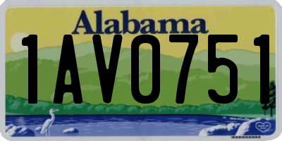 AL license plate 1AV0751