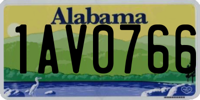 AL license plate 1AV0766