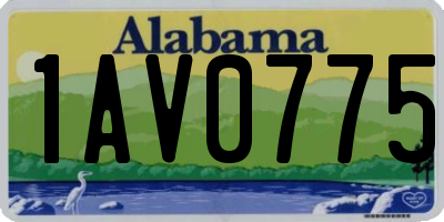 AL license plate 1AV0775