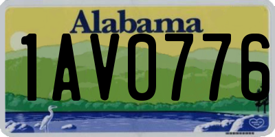 AL license plate 1AV0776