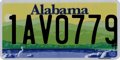 AL license plate 1AV0779