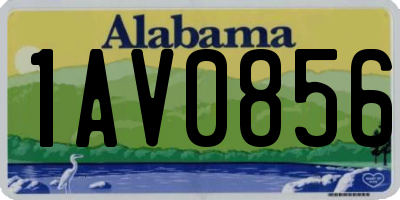 AL license plate 1AV0856