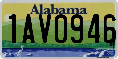 AL license plate 1AV0946