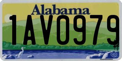 AL license plate 1AV0979