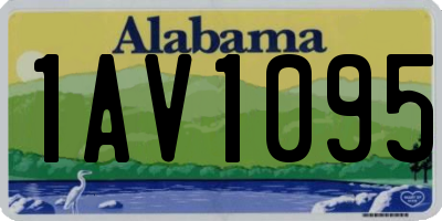 AL license plate 1AV1095