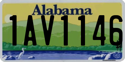 AL license plate 1AV1146