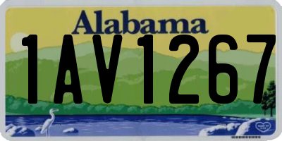 AL license plate 1AV1267