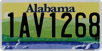 AL license plate 1AV1268