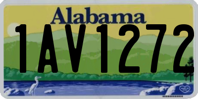 AL license plate 1AV1272