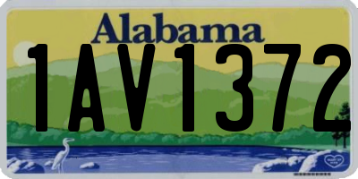 AL license plate 1AV1372