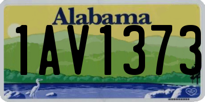 AL license plate 1AV1373