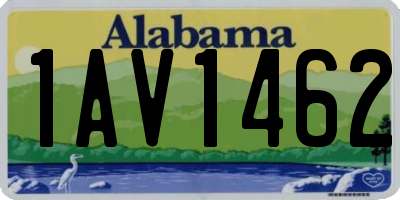 AL license plate 1AV1462