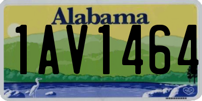 AL license plate 1AV1464