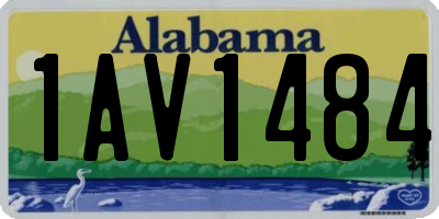 AL license plate 1AV1484