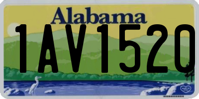 AL license plate 1AV1520