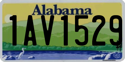 AL license plate 1AV1529
