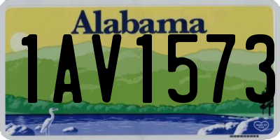 AL license plate 1AV1573