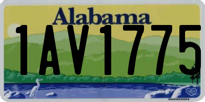 AL license plate 1AV1775