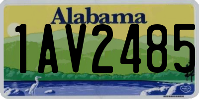 AL license plate 1AV2485