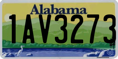 AL license plate 1AV3273