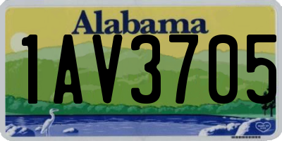 AL license plate 1AV3705