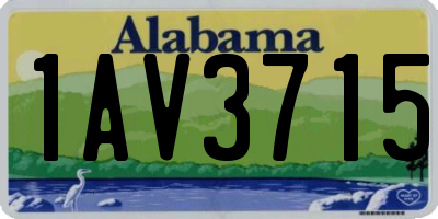 AL license plate 1AV3715