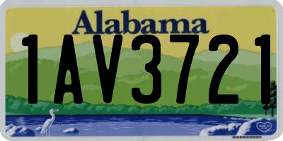AL license plate 1AV3721